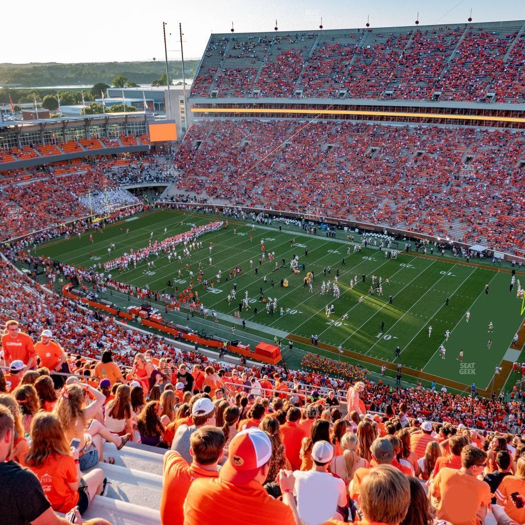 Clemson Memorial Stadium - Section Tdb Seat View