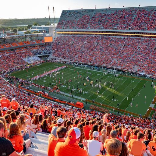 Clemson Memorial Stadium - Section Tdb Seat View