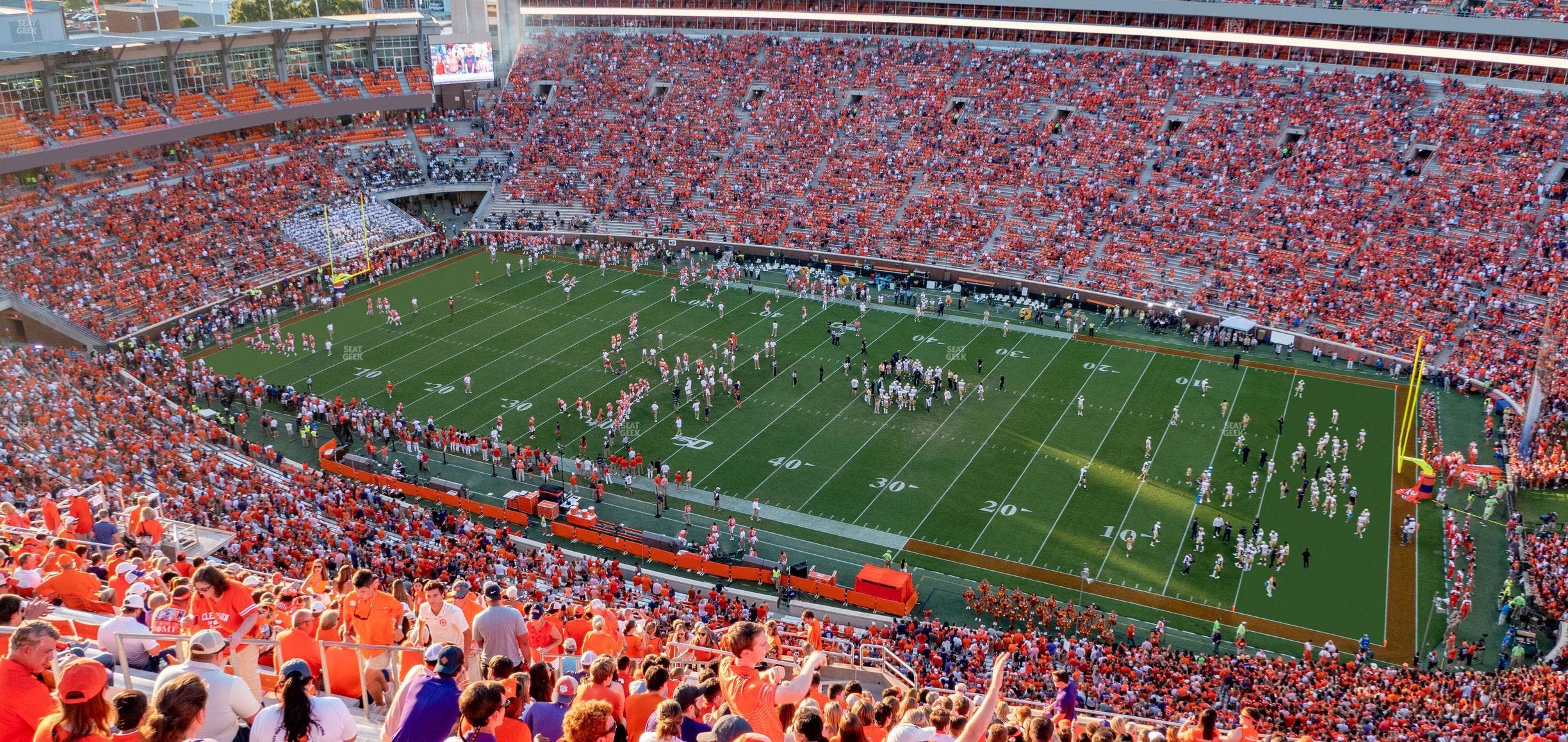 Clemson Memorial Stadium - Section Tdc Seat View