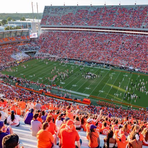 Clemson Memorial Stadium - Section Tdc Seat View