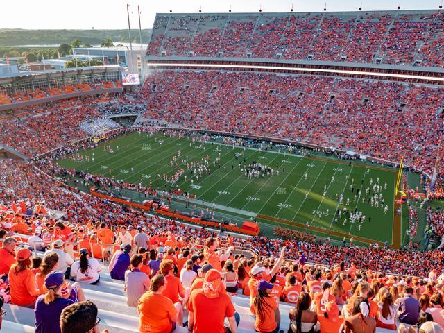 Clemson Memorial Stadium - Section Tdc Seat View Clemson Memorial Stadium - Section Tdc Seat View