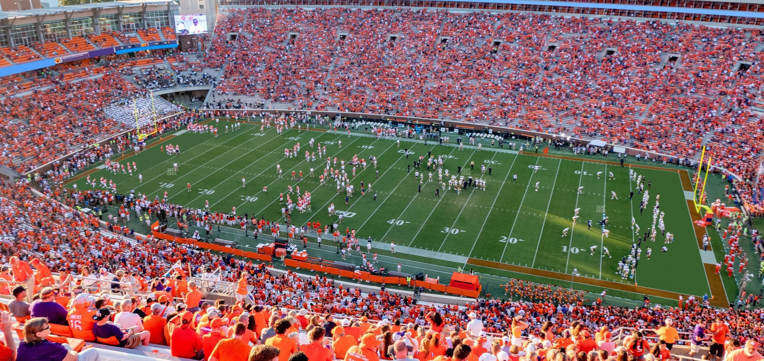Clemson Memorial Stadium - Section Tdd Seat View