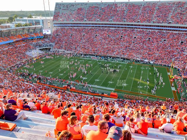 Clemson Memorial Stadium - Section Tdd Seat View Clemson Memorial Stadium - Section Tdd Seat View