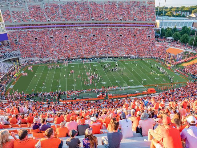 Clemson Memorial Stadium - Section Tdg Seat View Clemson Memorial Stadium - Section Tdg Seat View