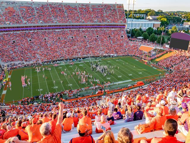 Clemson Memorial Stadium - Section Tdh Seat View Clemson Memorial Stadium - Section Tdh Seat View
