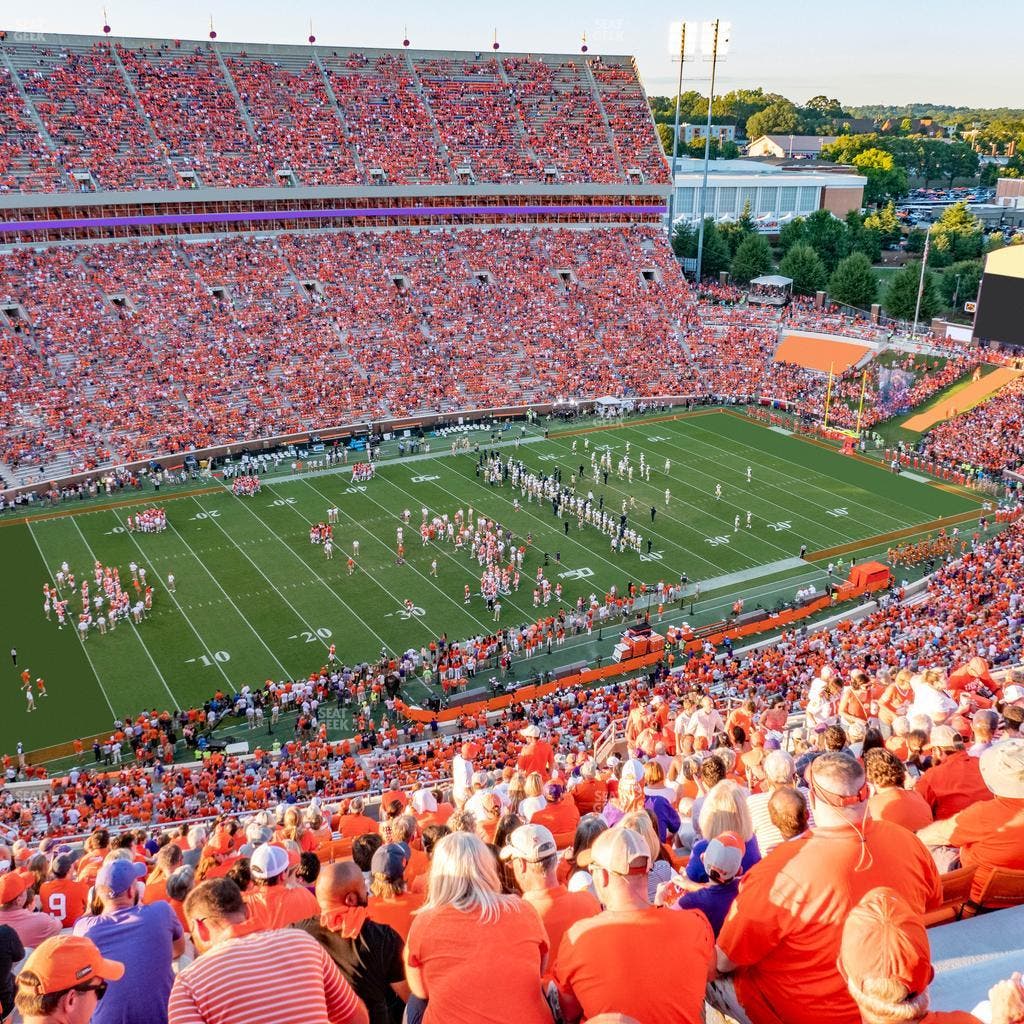 Clemson Memorial Stadium - Section Tdi Seat View