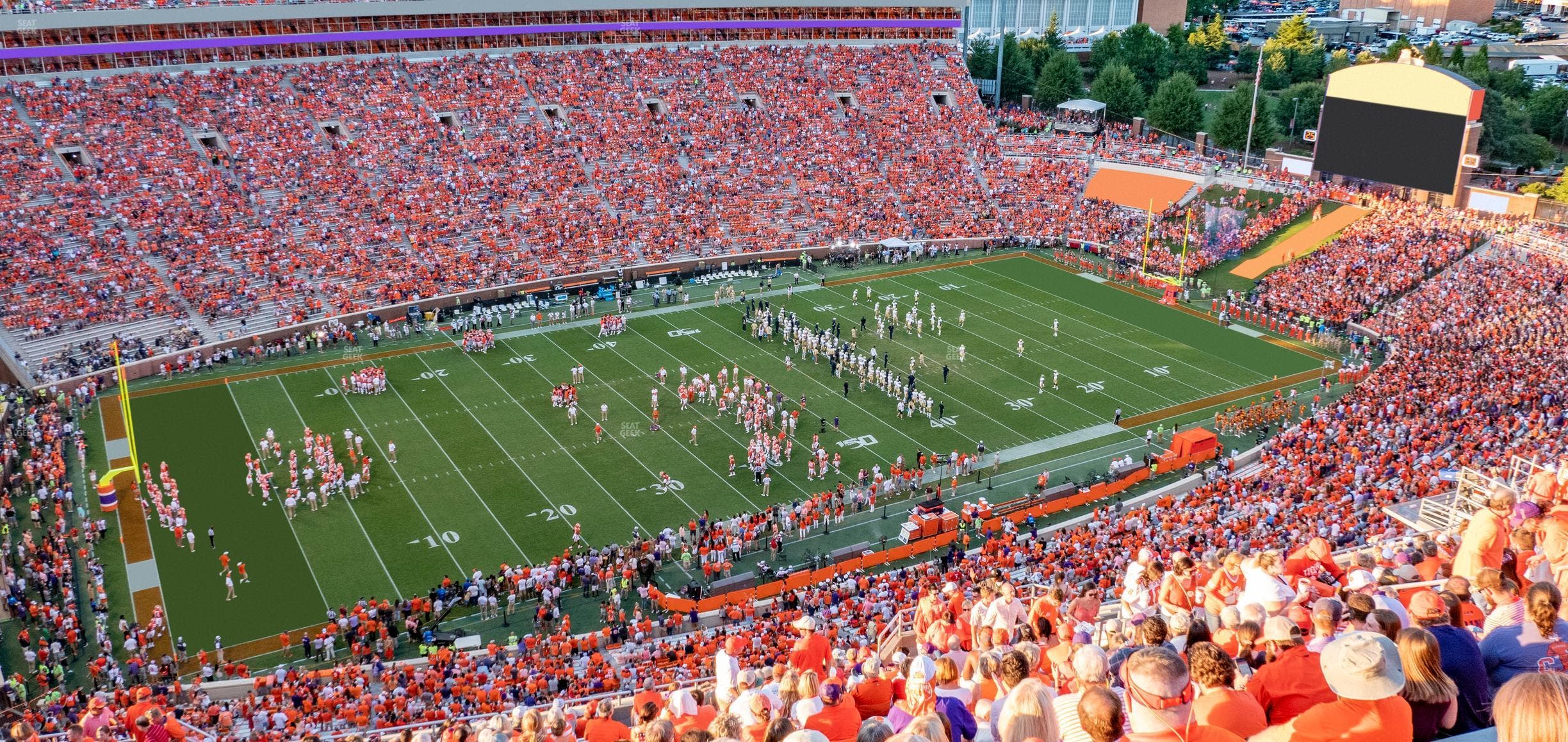 Clemson Memorial Stadium - Section Tdi Seat View