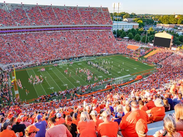 Clemson Memorial Stadium - Section Tdi Seat View Clemson Memorial Stadium - Section Tdi Seat View