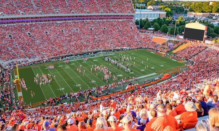 Clemson Memorial Stadium - Section Tdi Seat View
