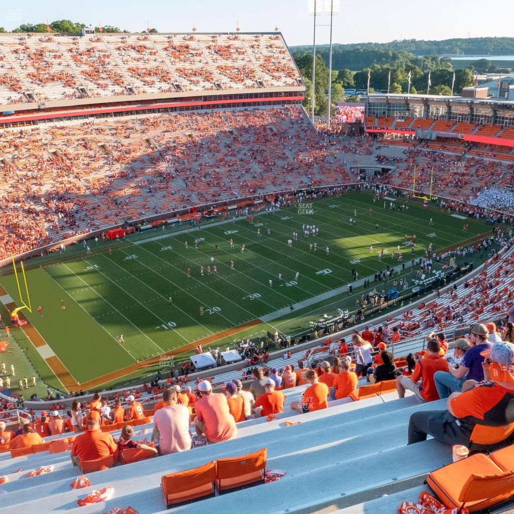 Clemson Memorial Stadium - Section Tdk Seat View