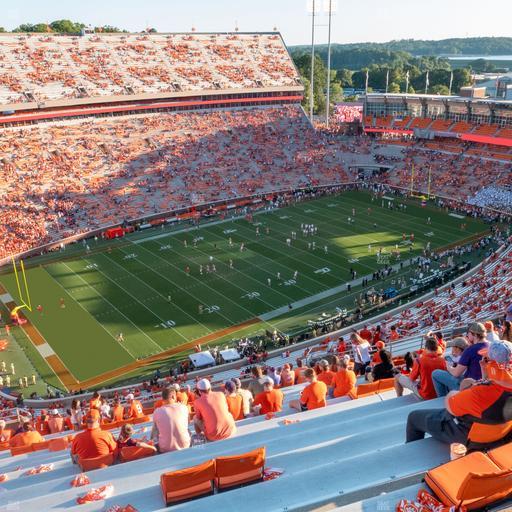 Clemson Memorial Stadium - Section Tdk Seat View