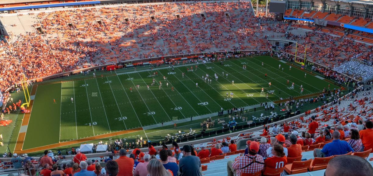 Clemson Memorial Stadium - Section Tdm Seat View