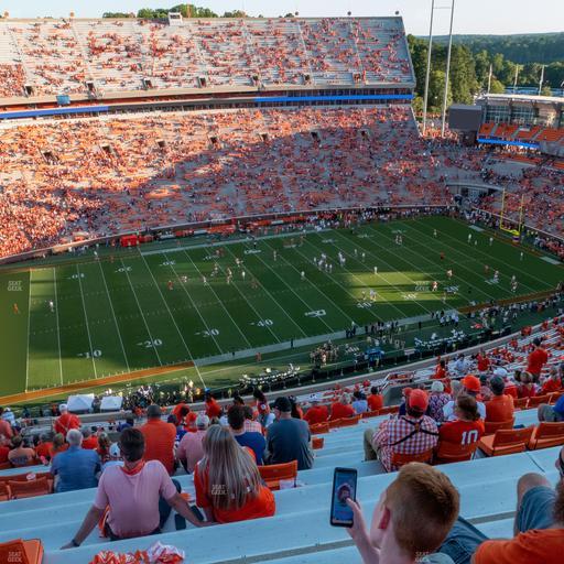 Clemson Memorial Stadium - Section Tdm Seat View