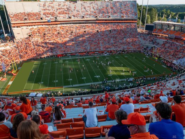 Clemson Memorial Stadium - Section Tdn Seat View Clemson Memorial Stadium - Section Tdn Seat View