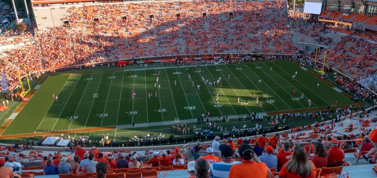 Clemson Memorial Stadium - Section Tdo Seat View
