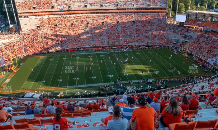 Clemson Memorial Stadium - Section Tdo Seat View