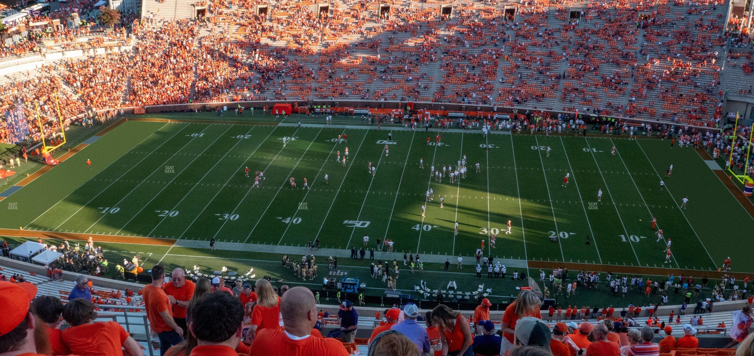 Clemson Memorial Stadium - Section Tdp Seat View