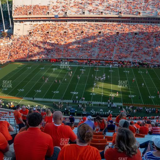 Clemson Memorial Stadium - Section Tdp Seat View