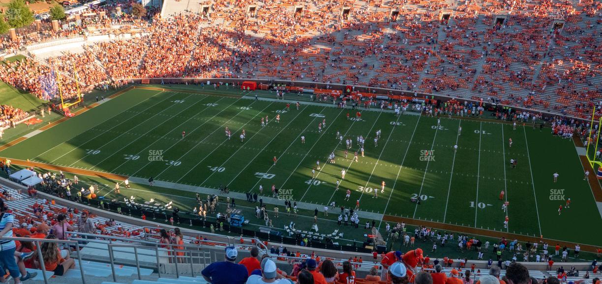 Clemson Memorial Stadium - Section Tdq Seat View