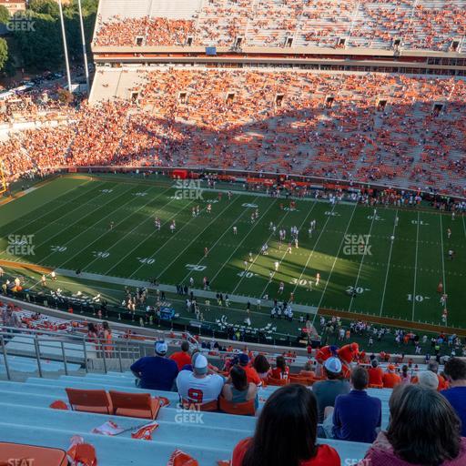 Clemson Memorial Stadium - Section Tdq Seat View