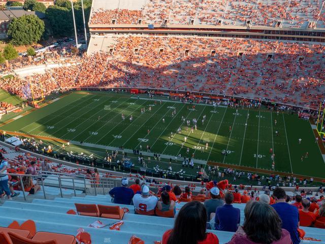 Clemson Memorial Stadium - Section Tdq Seat View Clemson Memorial Stadium - Section Tdq Seat View