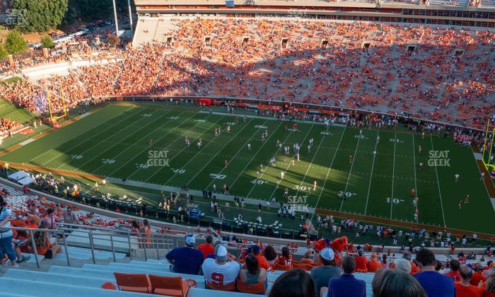 Clemson Memorial Stadium - Section Tdq Seat View