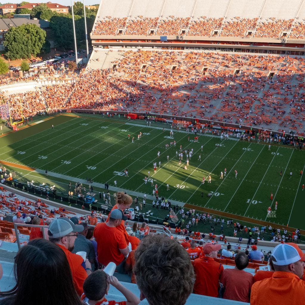 Clemson Memorial Stadium - Section Tdr Seat View