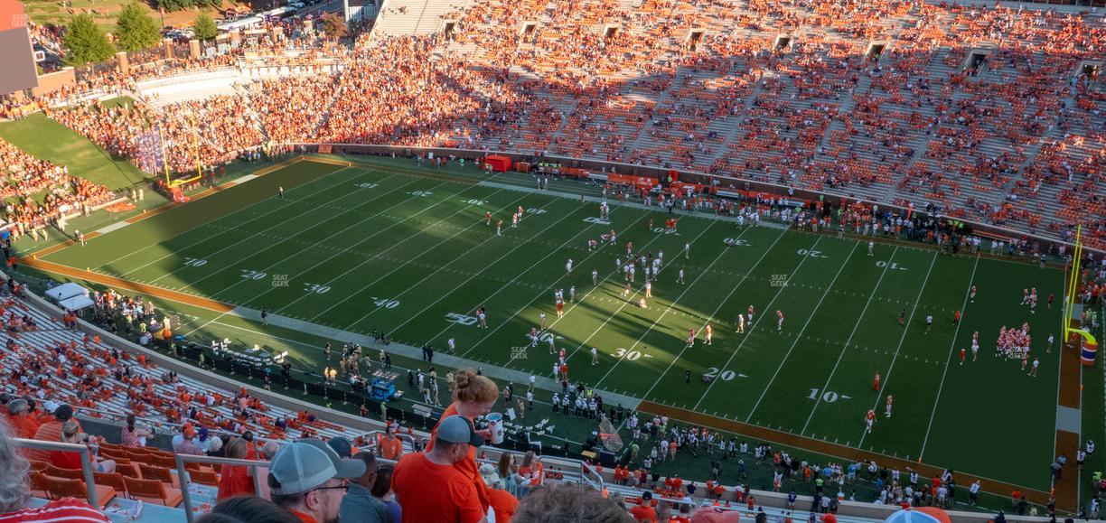 Clemson Memorial Stadium - Section Tdr Seat View