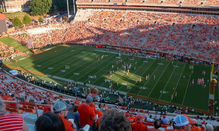 Clemson Memorial Stadium - Section Tdr Seat View