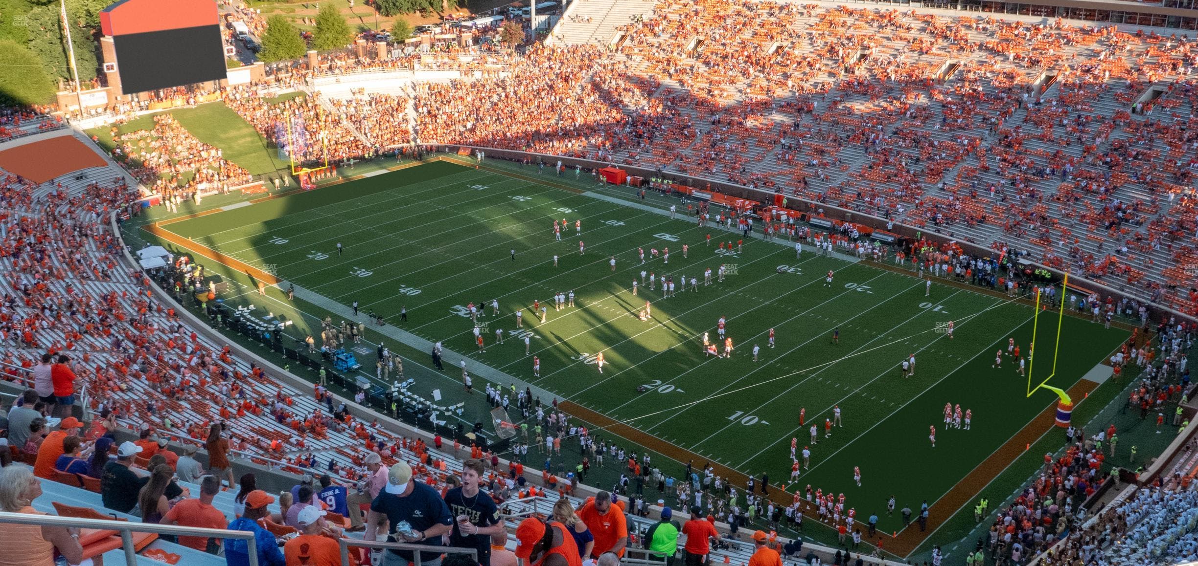 Clemson Memorial Stadium - Section Tdt Seat View
