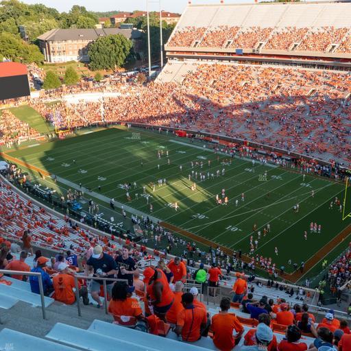 Clemson Memorial Stadium - Section Tdt Seat View