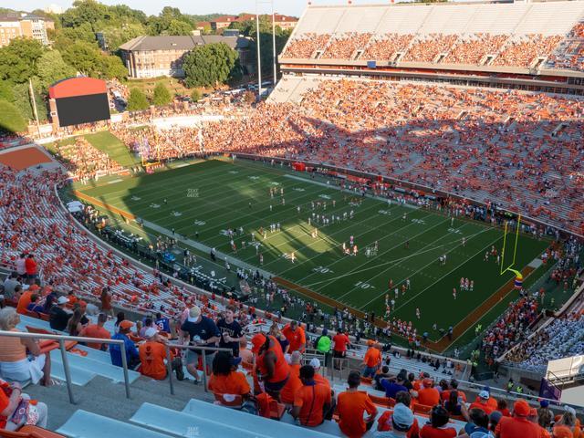Clemson Memorial Stadium - Section Tdt Seat View Clemson Memorial Stadium - Section Tdt Seat View