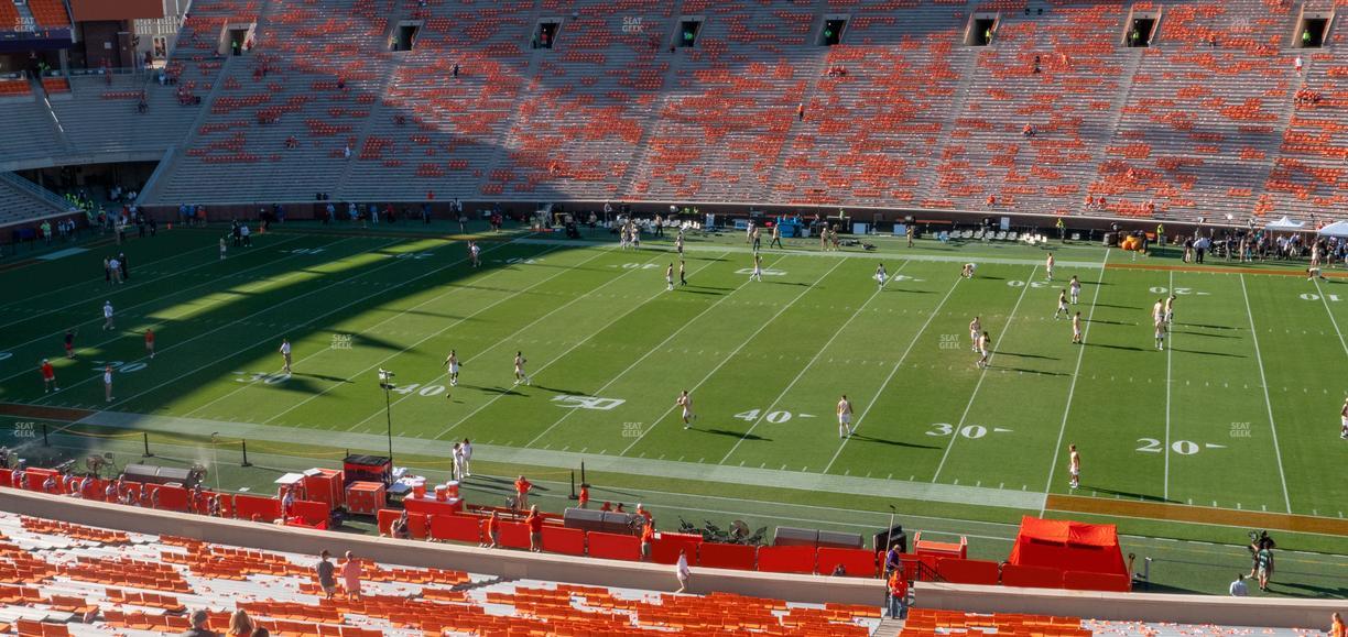 Clemson Memorial Stadium - Section Ud Seat View