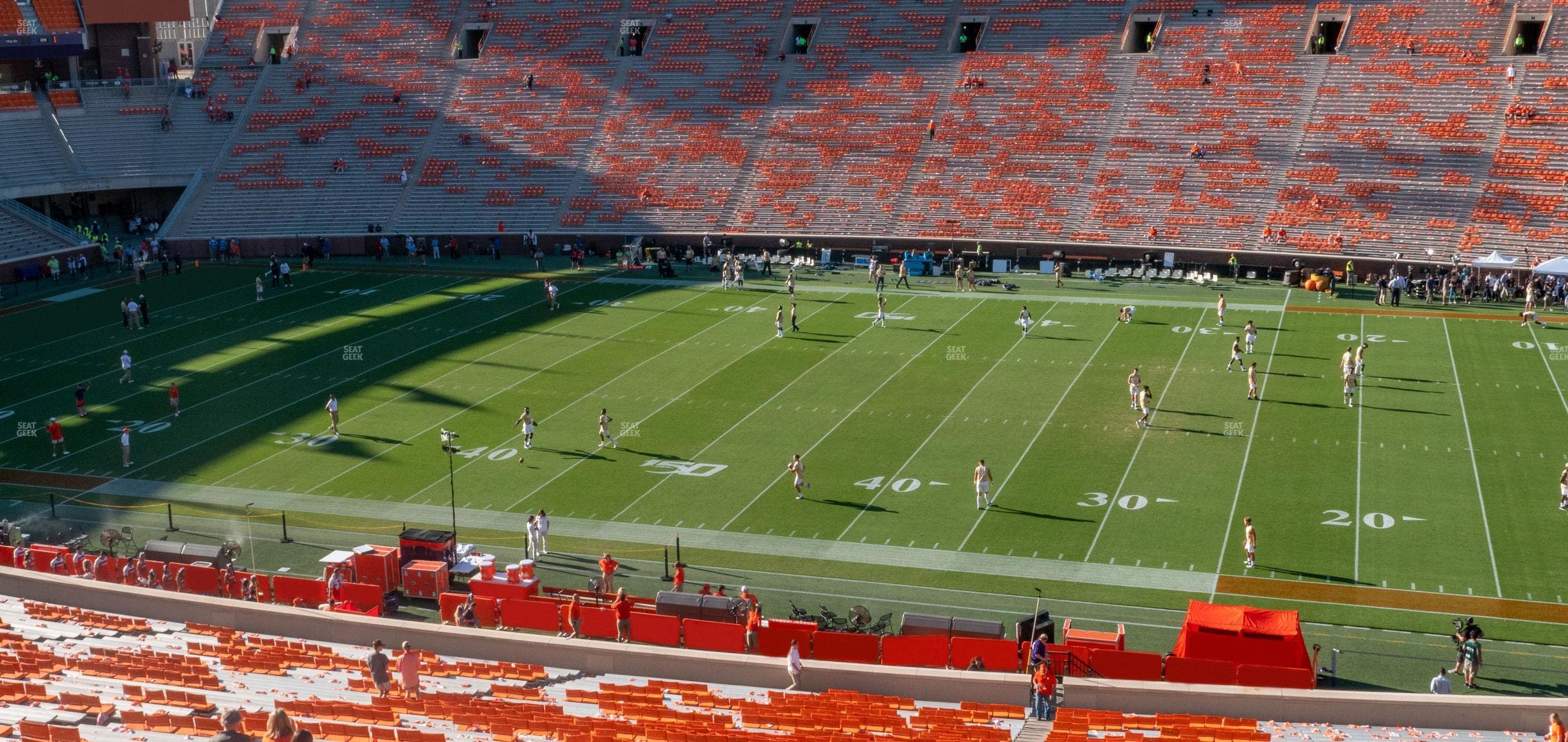 Clemson Memorial Stadium - Section Ud Seat View