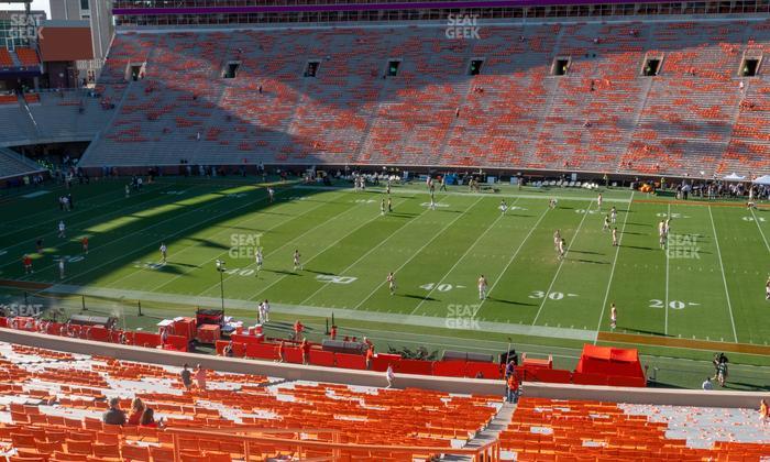 Clemson Memorial Stadium - Section Ud Seat View