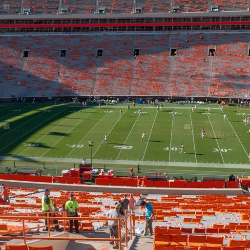 Clemson Memorial Stadium - Section Ue Seat View