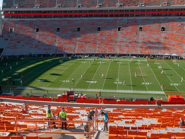 Clemson Memorial Stadium - Section Ue Seat View Clemson Memorial Stadium - Section Ue Seat View