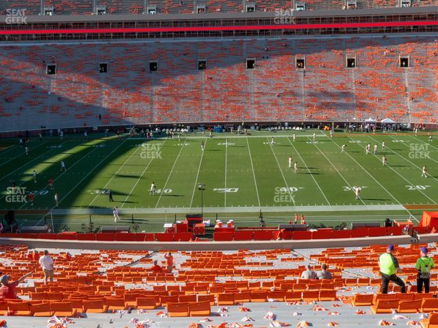Clemson Memorial Stadium - Section Uf Seat View Clemson Memorial Stadium - Section Uf Seat View