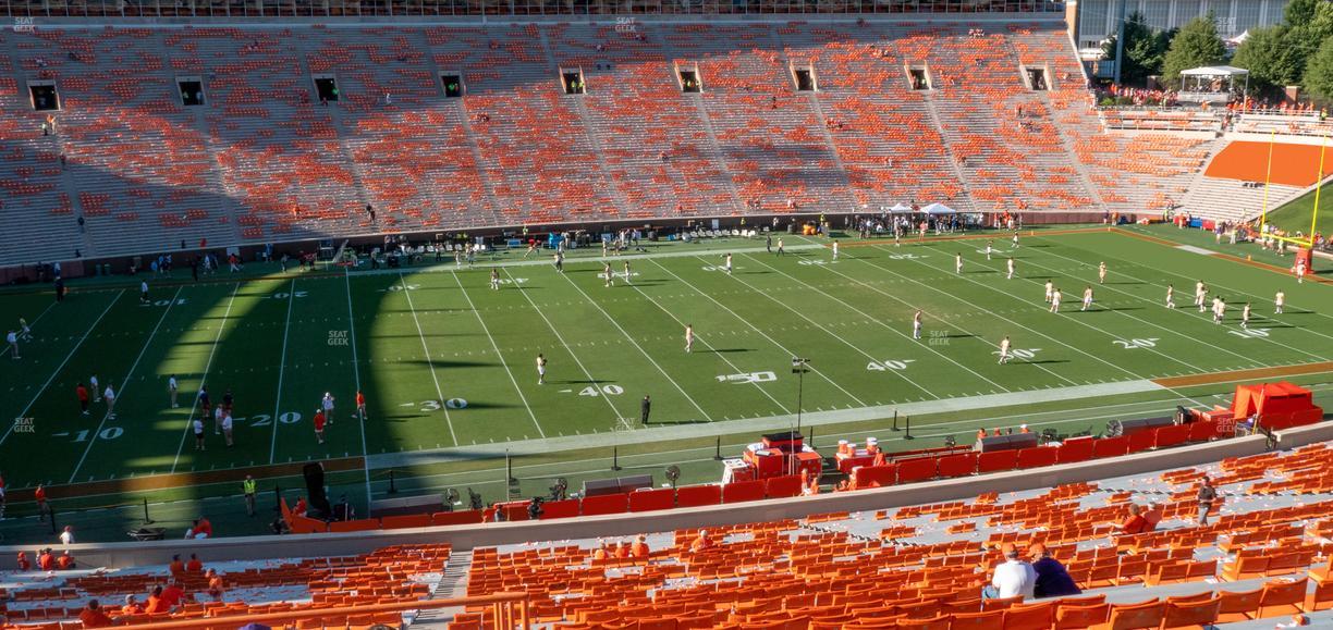 Clemson Memorial Stadium - Section Ug Seat View