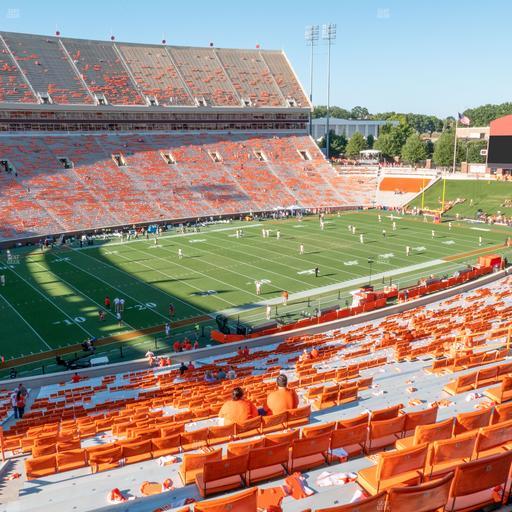 Clemson Memorial Stadium - Section Uj Seat View