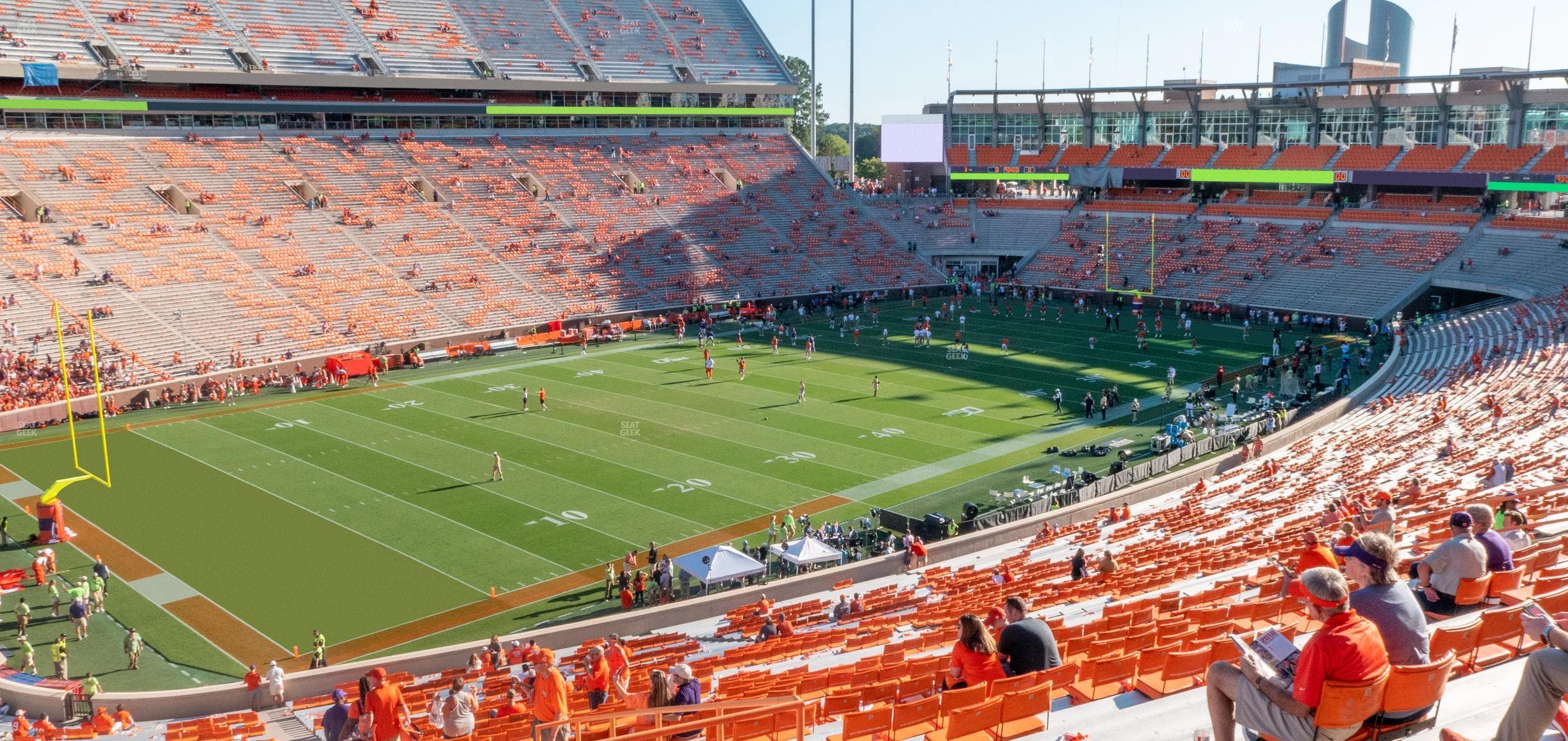 Clemson Memorial Stadium - Section Uk Seat View