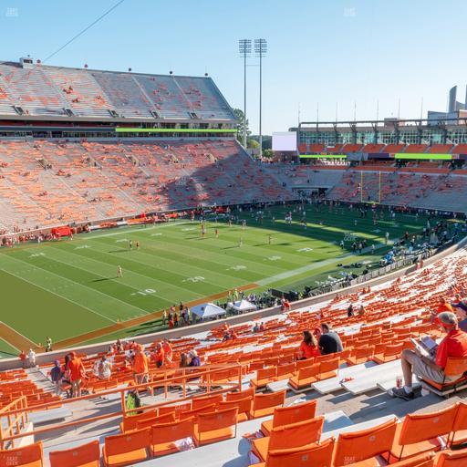 Clemson Memorial Stadium - Section Uk Seat View