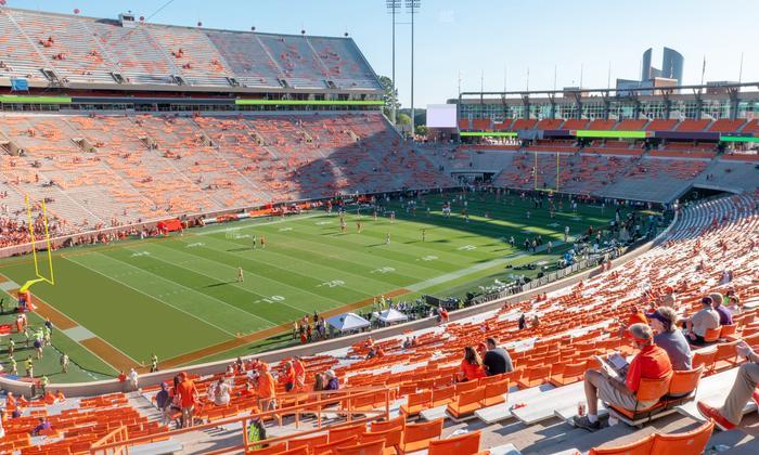 Clemson Memorial Stadium - Section Uk Seat View