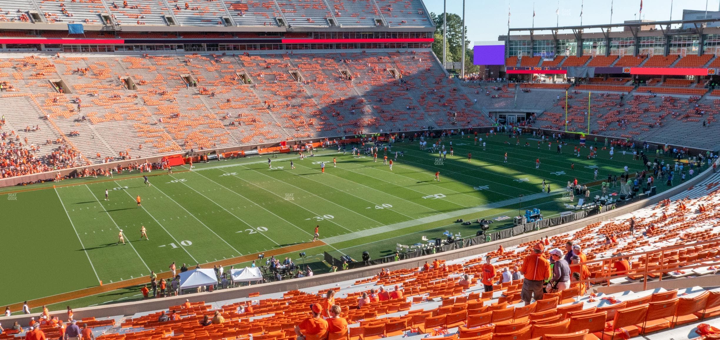 Clemson Memorial Stadium - Section Ul Seat View