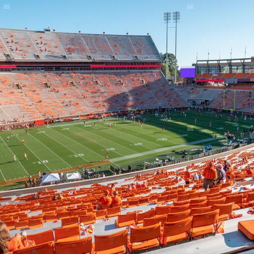 Clemson Memorial Stadium - Section Ul Seat View
