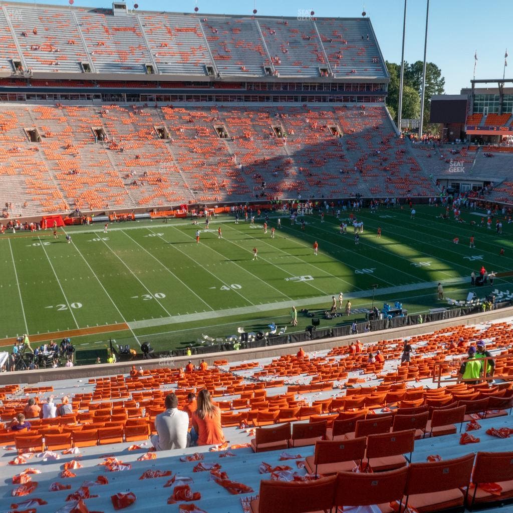 Clemson Memorial Stadium - Section Um Seat View