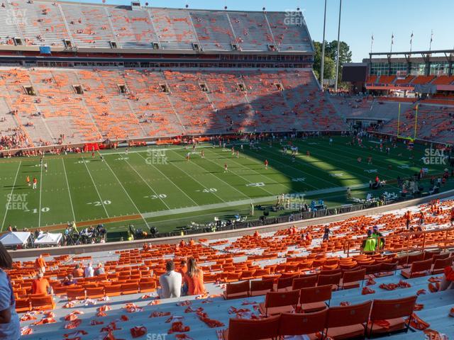 Clemson Memorial Stadium - Section Um Seat View Clemson Memorial Stadium - Section Um Seat View