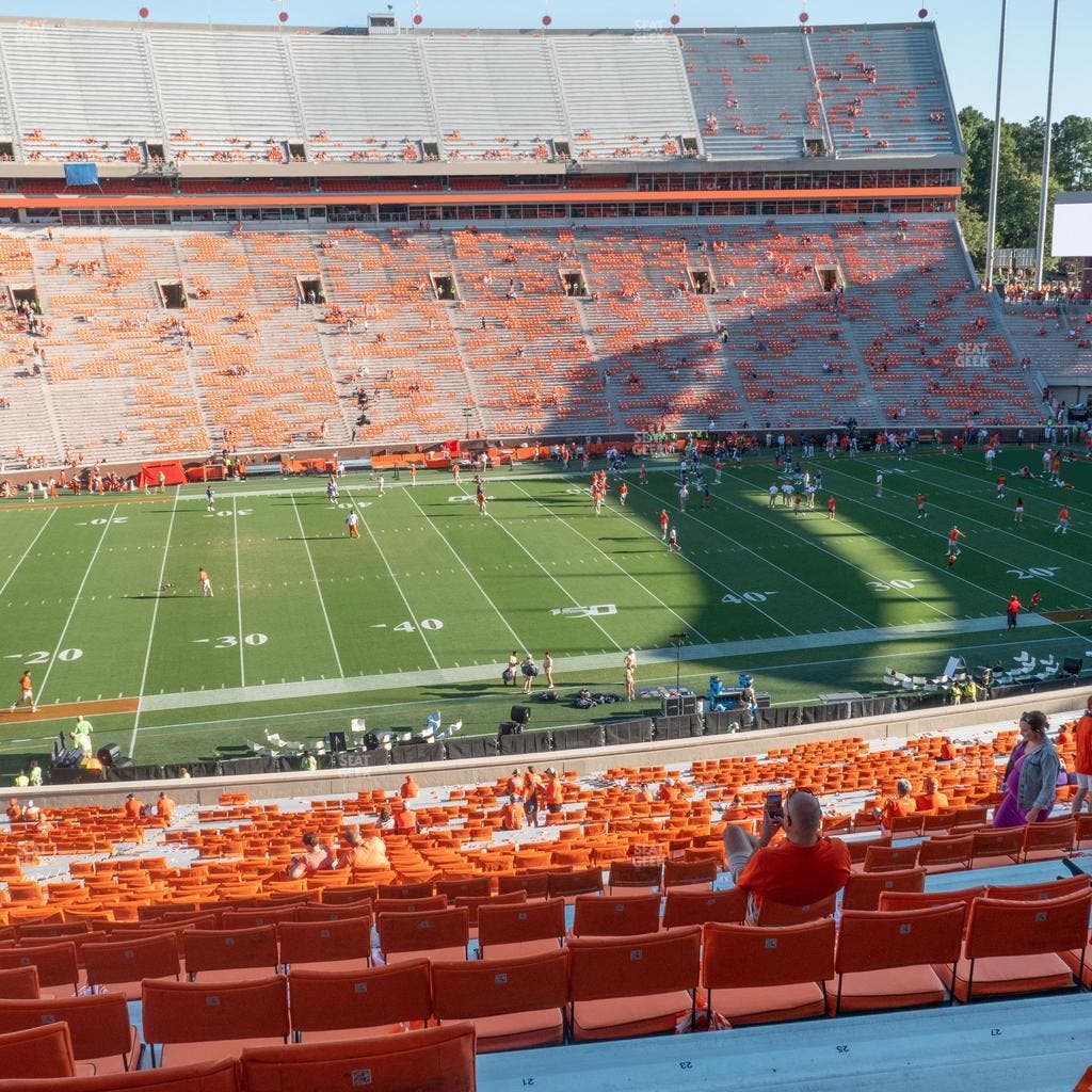 Clemson Memorial Stadium - Section Un Seat View