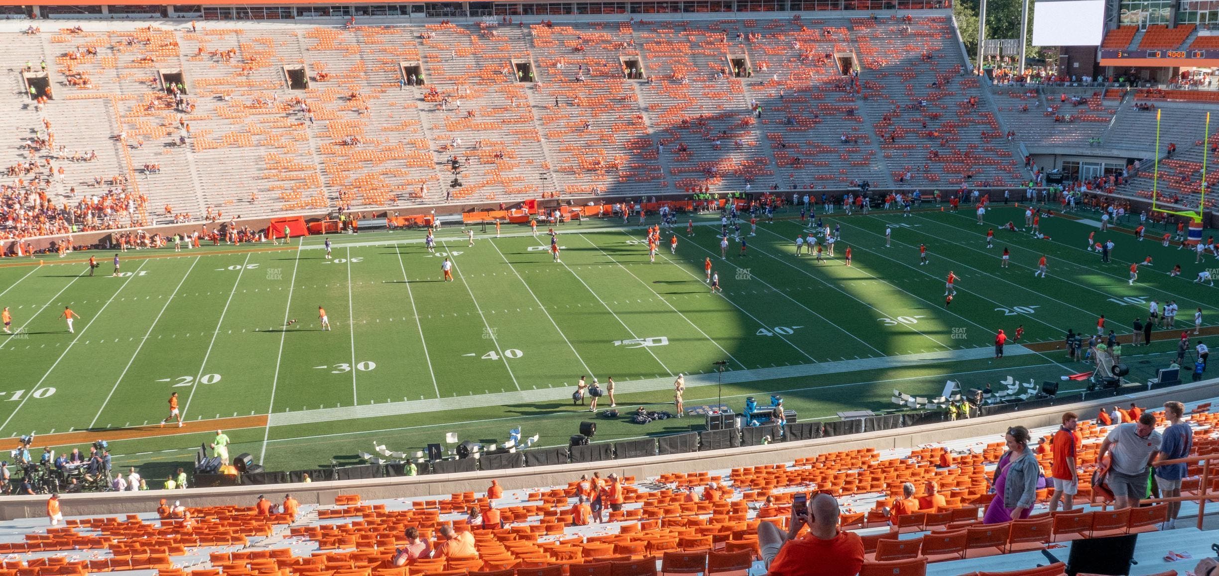 Clemson Memorial Stadium - Section Un Seat View