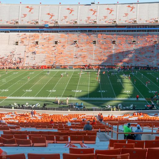 Clemson Memorial Stadium - Section Up Seat View